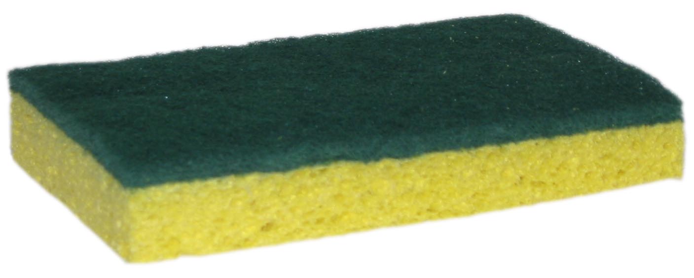 (image for) Cellulose Scouring Sponge 3.75" x 6.5" x 1" Case of 40